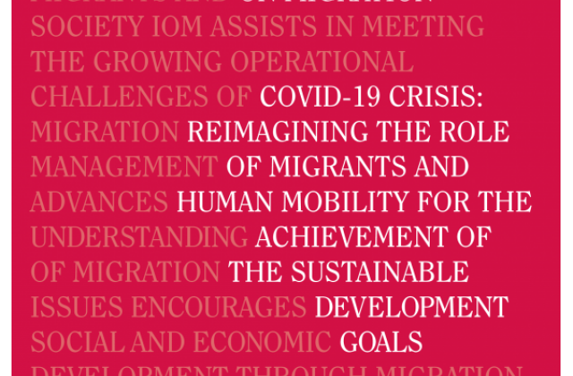 Red Cover of the International Dialogue on Migration No. 30