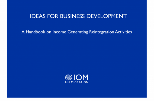 Front cover of the Ideas for Business Development publication