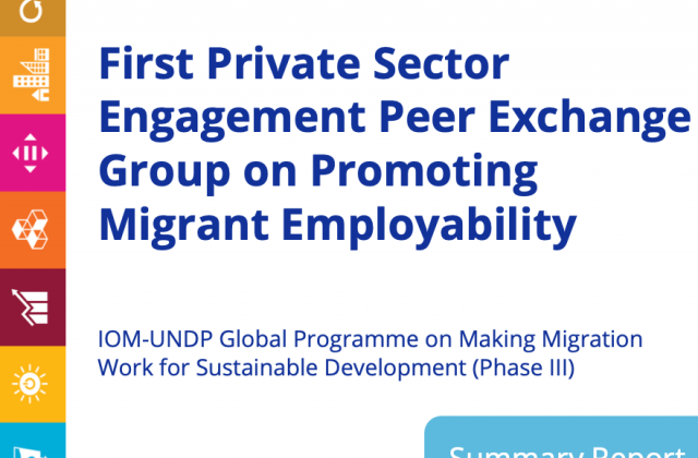 PEG Report: Promoting Migrant Employability