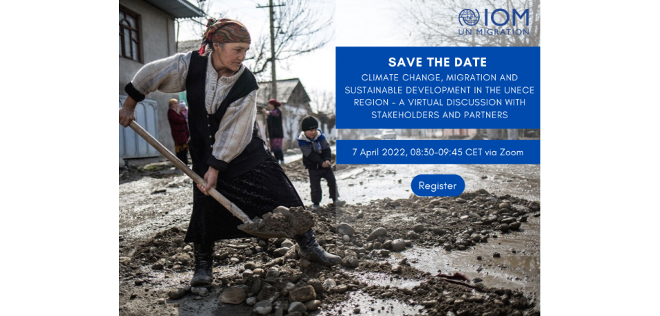 Climate Change, Migration and Sustainable Development in the UNECE Region: A Virtual Discussion with Stakeholders and Partners