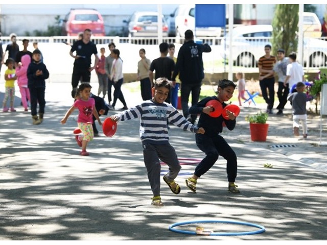 Image of children playing in Serbia