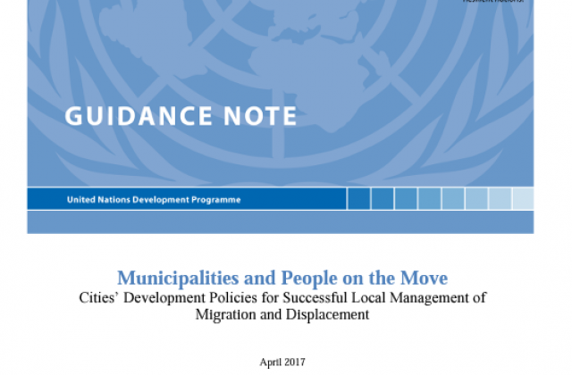 Guidance note on municipalities and people on the move 
