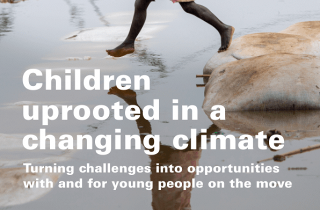 Children uprooted in a changing climate