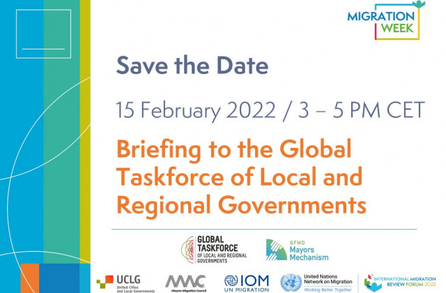 Banner for the upcoming event on Briefing the Global Taskforce of LRGs