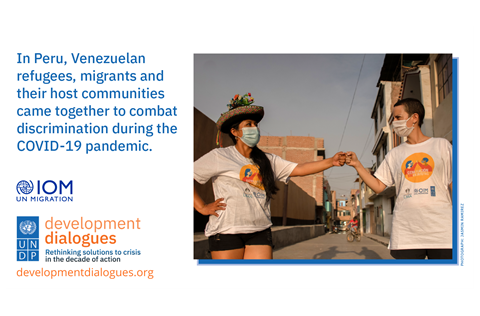 In Peru, Venezuelan refugees, migrants and their host communities came together to combat discrimination during the COVID-19 pandemic.