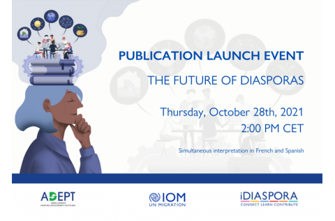 Poster for the Future of Diasporas event